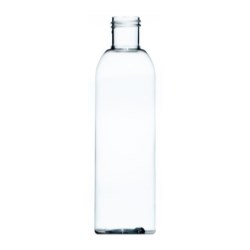 200ml Clear PET Tall Boston Round, 24/415 Neck
